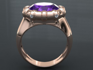 classic ring Modelo 3D
