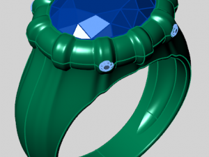 classic ring Modelo 3D