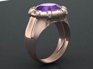 classic ring Modelo 3D