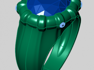 classic ring Modelo 3D