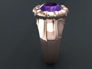 classic ring Modelo 3D