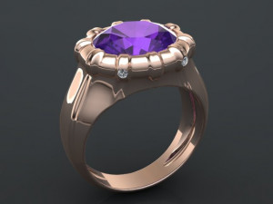 classic ring Modelo 3D
