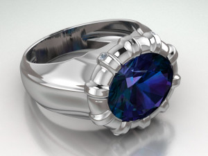 classic ring Modelo 3D
