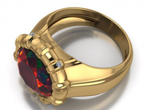 classic ring Modelo 3D