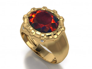 classic ring Modelo 3D