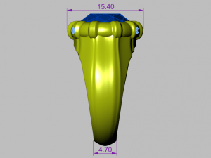 classic ring Modelo 3D