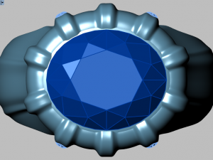 classic ring Modelo 3D