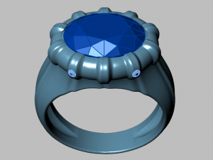 classic ring Modelo 3D