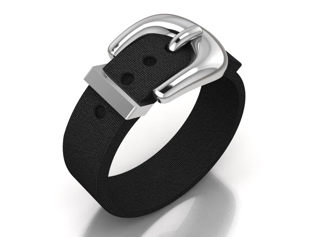 belt ring 3D Model .c4d .max .obj .3ds .fbx .stl .blend