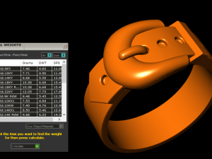 belt ring 3D मॉडल