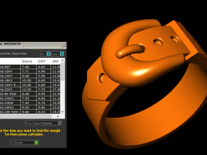 belt ring 3D Model