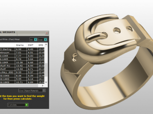 belt ring 3D मॉडल