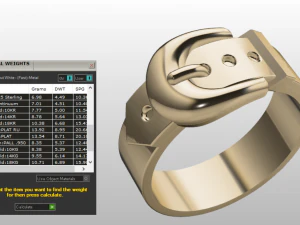 belt ring 3D Model