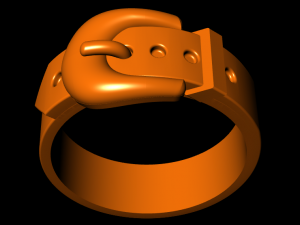 belt ring 3D मॉडल