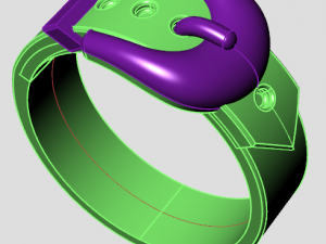 belt ring 3D मॉडल