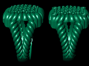 women ring Model 3D