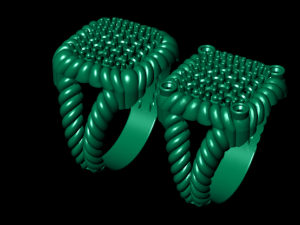 women ring Model 3D