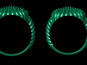 women ring Model 3D