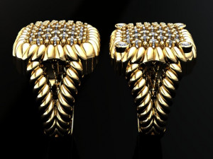 women ring Model 3D