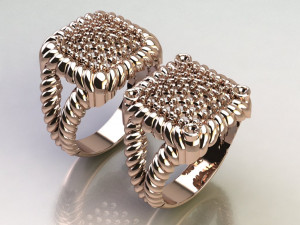 women ring Model 3D