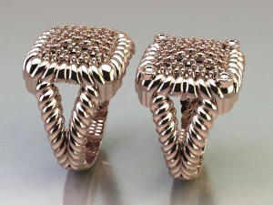 women ring 3D Model