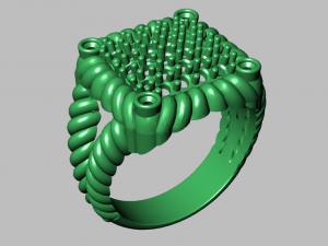 women ring Model 3D