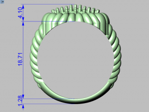 women ring Model 3D