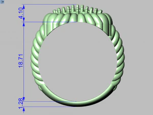 women ring 3D Model