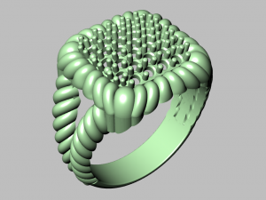 women ring Model 3D