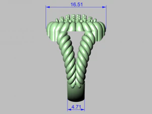 women ring 3D Model