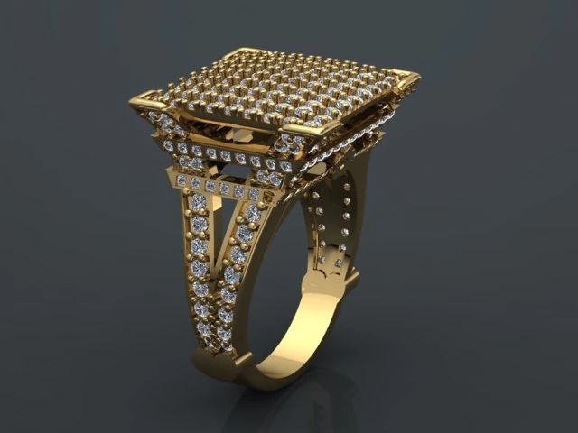 eiffel tower ring 3D Model .c4d .max .obj .3ds .fbx .stl .blend 
