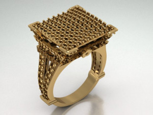 eiffel tower ring Modelo 3D