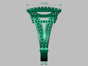 eiffel tower ring 3D Model