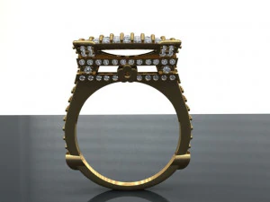 eiffel tower ring 3D Model