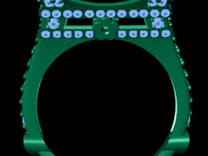 eiffel tower ring Modelo 3D