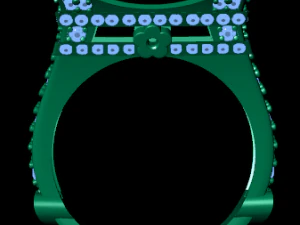 eiffel tower ring 3D Model