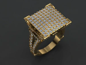 eiffel tower ring 3D Model