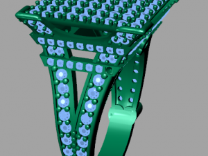 eiffel tower ring Modelo 3D