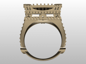 eiffel tower ring Modelo 3D