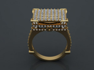 eiffel tower ring Modelo 3D