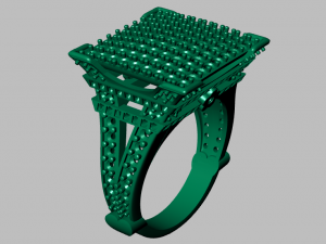 eiffel tower ring Modelo 3D