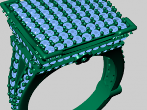 eiffel tower ring Modelo 3D