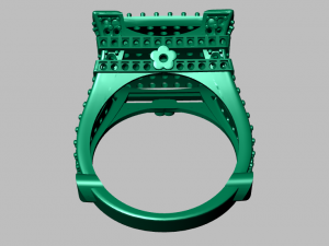 eiffel tower ring Modelo 3D