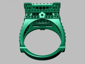 eiffel tower ring 3D Model