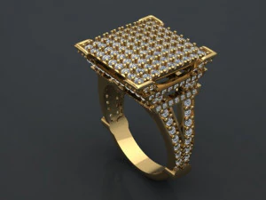 eiffel tower ring 3D Model