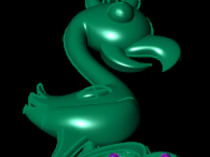 flamingo pendant 3D Model