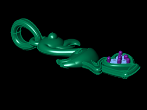 flamingo pendant 3D 模型