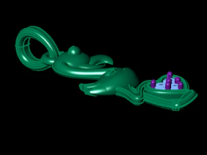 flamingo pendant 3D Model