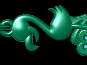 flamingo pendant 3D Model