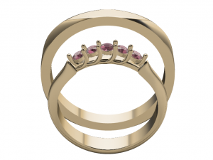 engagement ring set 3D Model